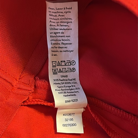 SPANX  Polished Kick Flare Pant in True Red, Size XS Tall, NWT - Picture 15 of 16